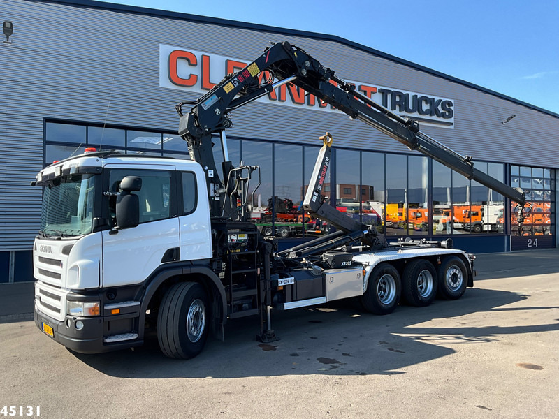 Scania P 380 8x4 Euro 5 Hiab 21 Tonmeter laadkraan Just 244.337 km! - Крюковой мультилифт, Автоманипулятор: фото 1 Scania P 380 8x4 Euro 5 Hiab 21 Tonmeter laadkraan Just 244.337 km! - Крюковой мультилифт, Автоманипулятор: фото 1