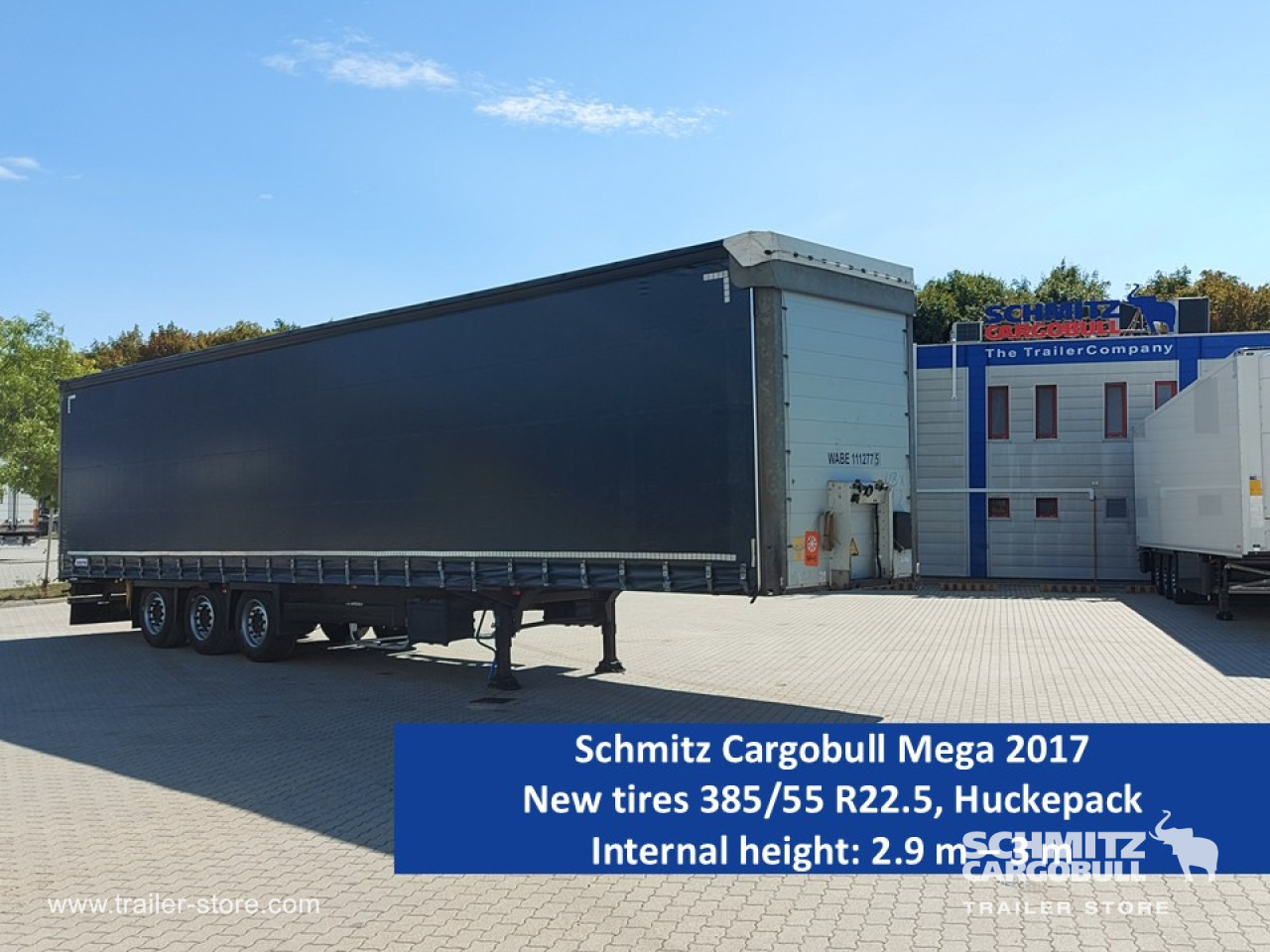 Тентованный полуприцеп SCHMITZ Curtainsider Mega: фото 1