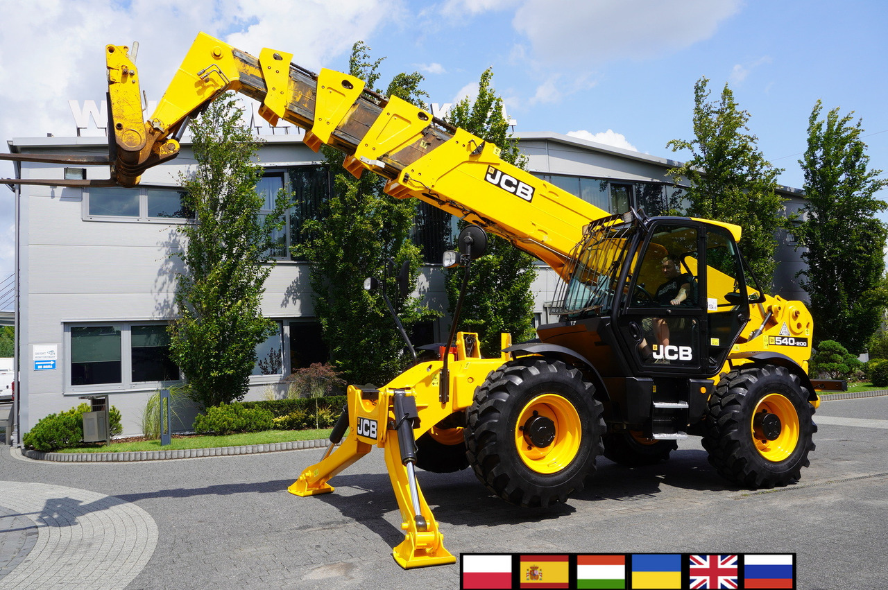 JCB 540-200 Telescopic Loader / 20 m reach / joystick - Телескопический фронтальный погрузчик: фото 1 JCB 540-200 Telescopic Loader / 20 m reach / joystick - Телескопический фронтальный погрузчик: фото 1