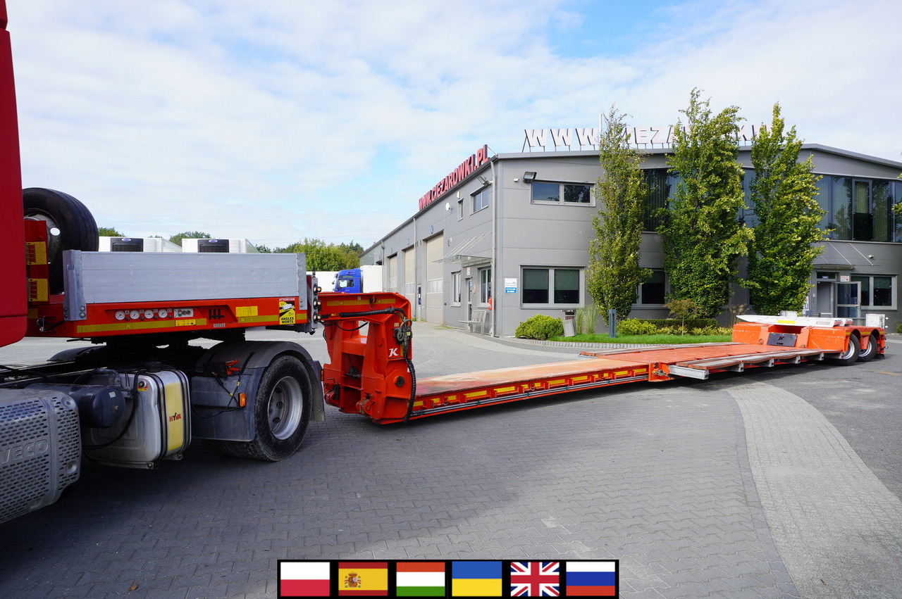 KÄSSBOHRER LB2 TIEF-BETT low loader semi-trailer / 16.5 m / Extendable semi-trailer / steered axles / 2 units - Низкорамный полуприцеп: фото 1 KÄSSBOHRER LB2 TIEF-BETT low loader semi-trailer / 16.5 m / Extendable semi-trailer / steered axles / 2 units - Низкорамный полуприцеп: фото 1