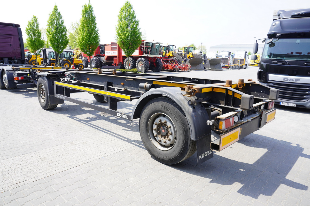 KOGEL AWE 18, two-axle, BDF, 7.5m chassis , air suspension, SAF axles - Шасси прицеп: фото 4 KOGEL AWE 18, two-axle, BDF, 7.5m chassis , air suspension, SAF axles - Шасси прицеп: фото 4