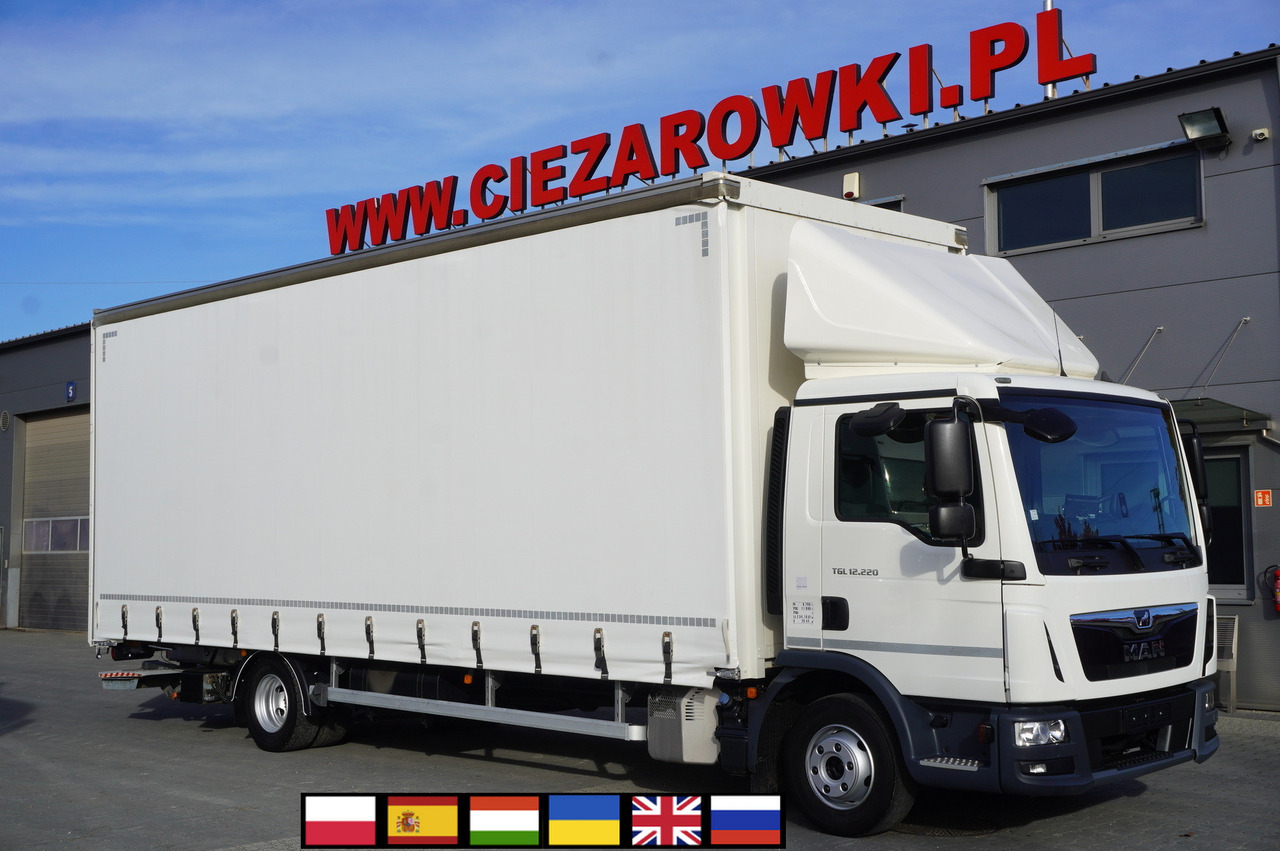 MAN TGL 12.220 / Curtainsider 19 EPAL / 140 tho. km - Тентованный грузовик: фото 1 MAN TGL 12.220 / Curtainsider 19 EPAL / 140 tho. km - Тентованный грузовик: фото 1