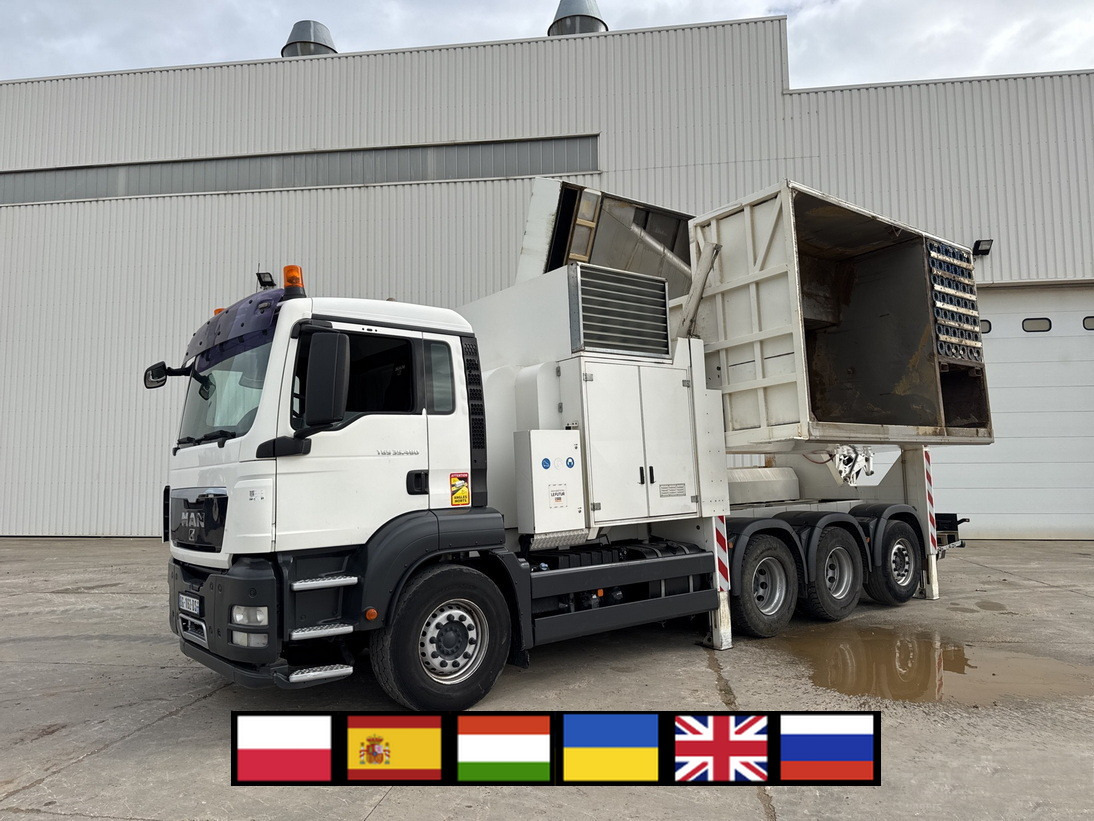 MAN TGS 35.480 8x4 / MTS 4A14T 36.000V vacuum truck / 10 m3 - Ассенизатор: фото 1 MAN TGS 35.480 8x4 / MTS 4A14T 36.000V vacuum truck / 10 m3 - Ассенизатор: фото 1