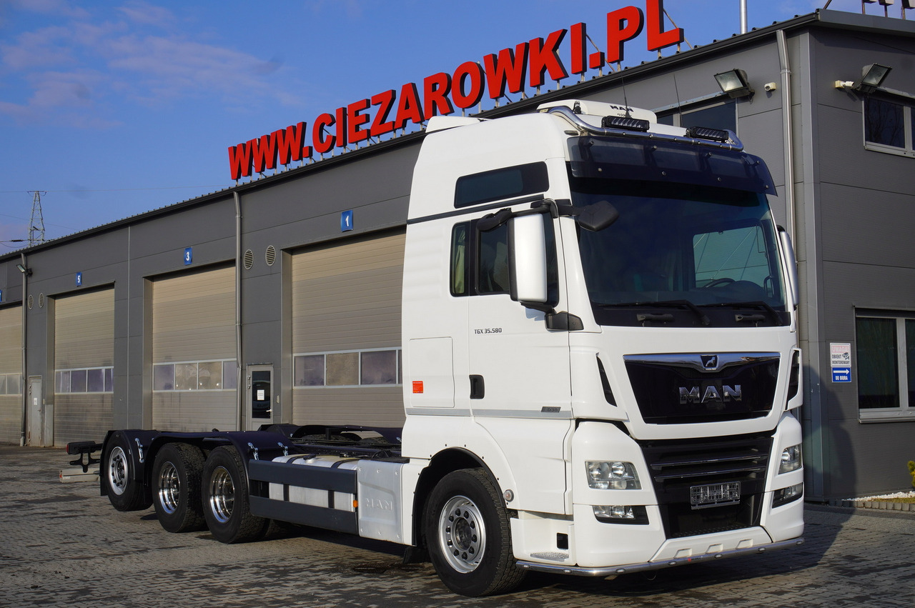 MAN TGX 35.580 E6 8x4/4 - 8.8m chassis frame - Автоманипулятор: фото 1 MAN TGX 35.580 E6 8x4/4 - 8.8m chassis frame - Автоманипулятор: фото 1