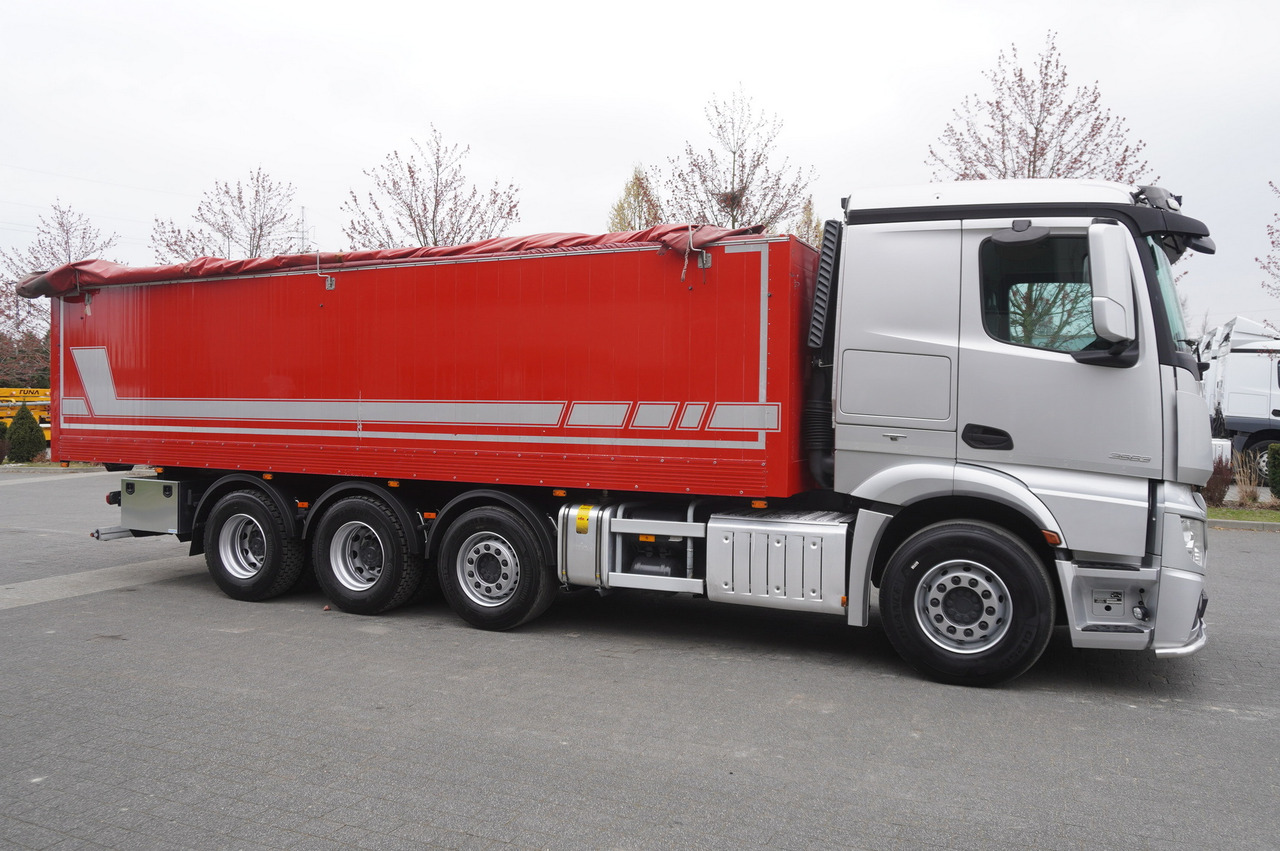 Грузовик бортовой/ Платформа MERCEDES-BENZ Actros 3563 8x4 / Tipper for grain 20 t load capacity: фото 10