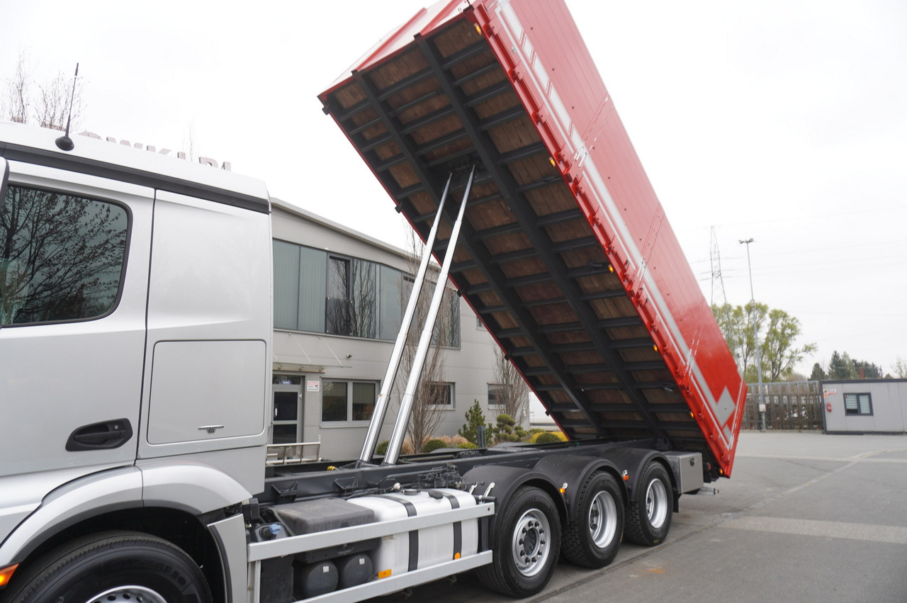 Грузовик бортовой/ Платформа MERCEDES-BENZ Actros 3563 8x4 / Tipper for grain 20 t load capacity: фото 15