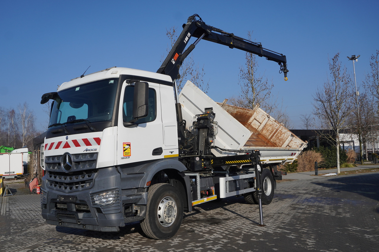 MERCEDES-BENZ Arocs 1833 / 87,000 km!!! / Hds HIAB X-DUO 128 B-2 / three-sided tipper в лизинг MERCEDES-BENZ Arocs 1833 / 87,000 km!!! / Hds HIAB X-DUO 128 B-2 / three-sided tipper: фото 26
