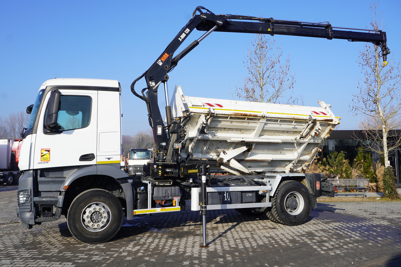 MERCEDES-BENZ Arocs 1833 / 87,000 km!!! / Hds HIAB X-DUO 128 B-2 / three-sided tipper в лизинг MERCEDES-BENZ Arocs 1833 / 87,000 km!!! / Hds HIAB X-DUO 128 B-2 / three-sided tipper: фото 28