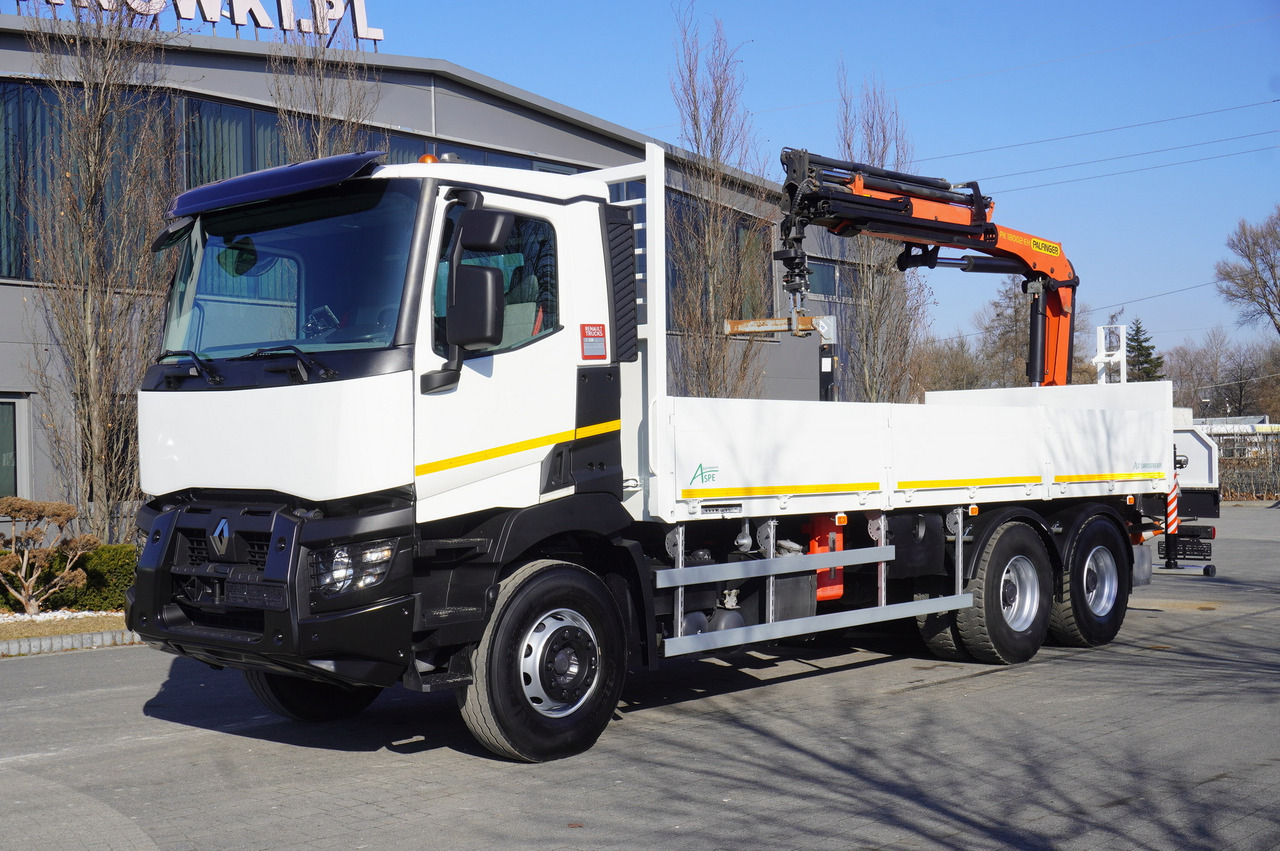 RENAULT C380 / 6x4 / HDS Palfinger PK 18002-EH 6000 kg - Грузовик бортовой/ Платформа, Автоманипулятор: фото 2 RENAULT C380 / 6x4 / HDS Palfinger PK 18002-EH 6000 kg - Грузовик бортовой/ Платформа, Автоманипулятор: фото 2