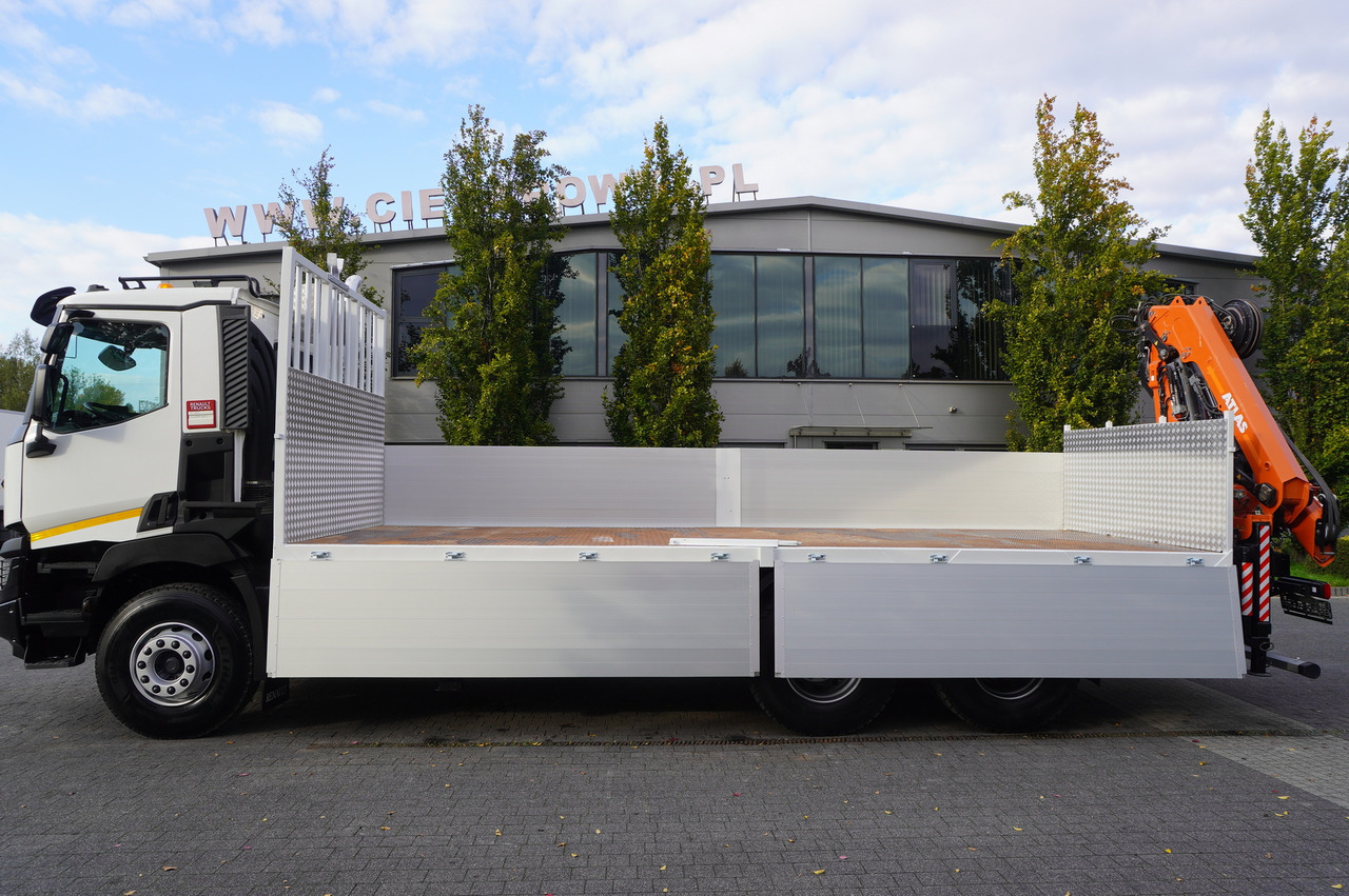 RENAULT C380 Comfort 6x4 / Atlas 172.3E crane / Range 12.3 m / capacity 6.1 t / Flatbed 17 EPAL - Автоманипулятор: фото 3 RENAULT C380 Comfort 6x4 / Atlas 172.3E crane / Range 12.3 m / capacity 6.1 t / Flatbed 17 EPAL - Автоманипулятор: фото 3