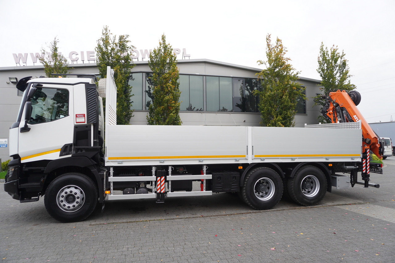 RENAULT C380 Comfort 6x4 / Atlas 172.3E crane / Range 12.3 m / capacity 6.1 t / Flatbed 17 EPAL - Грузовик бортовой/ Платформа, Автоманипулятор: фото 4 RENAULT C380 Comfort 6x4 / Atlas 172.3E crane / Range 12.3 m / capacity 6.1 t / Flatbed 17 EPAL - Грузовик бортовой/ Платформа, Автоманипулятор: фото 4