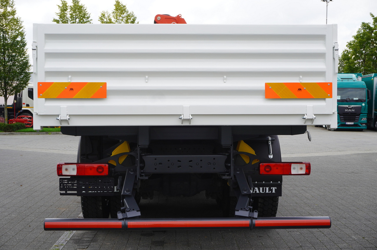 Самосвал, Автоманипулятор RENAULT K380 6×4 / FASSI F175 crane 7.85 t / 120 thousand km! / 2-sided tipper: фото 8