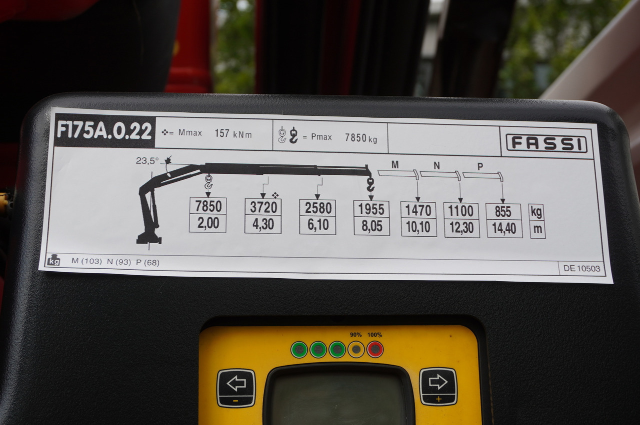 Самосвал, Автоманипулятор RENAULT K380 6×4 / FASSI F175 crane 7.85 t / 120 thousand km! / 2-sided tipper: фото 15