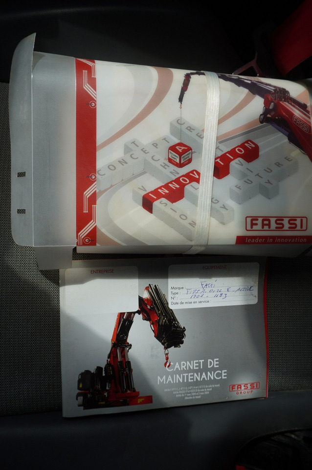 Самосвал, Автоманипулятор RENAULT K380 6×4 / FASSI F175 crane 7.85 t / 120 thousand km! / 2-sided tipper: фото 32