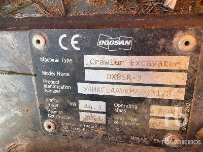 DOOSAN DX85R-3 - Гусеничный экскаватор: фото 5 DOOSAN DX85R-3 - Гусеничный экскаватор: фото 5