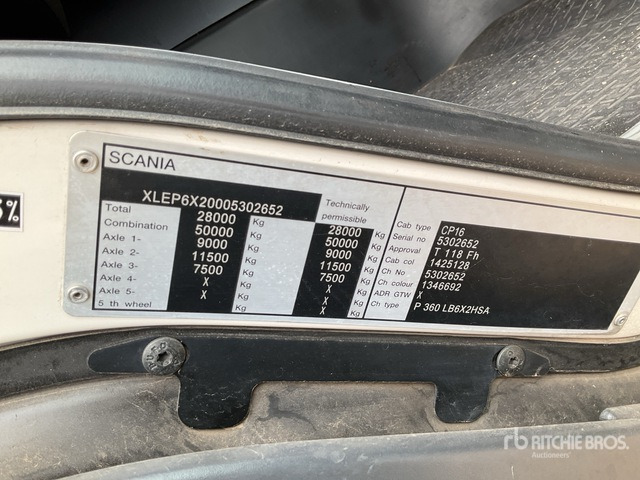 2012 Scania P360B 6x2 Hooklift Truck - Крюковой мультилифт: фото 2 2012 Scania P360B 6x2 Hooklift Truck - Крюковой мультилифт: фото 2