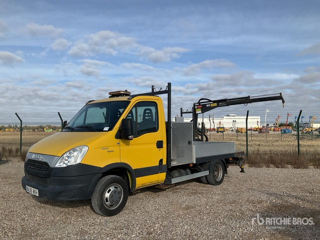 2013 Iveco 40C14G 1994 Hiab 015 1200 kg Straight ... Flatbed Truck with Crane - Грузовик бортовой/ Платформа: фото 1 2013 Iveco 40C14G 1994 Hiab 015 1200 kg Straight ... Flatbed Truck with Crane - Грузовик бортовой/ Платформа: фото 1