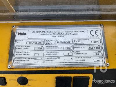 YALE MO10E AC - Тележка: фото 5 YALE MO10E AC - Тележка: фото 5