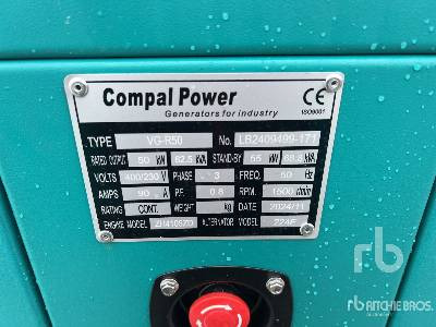 COMPAL VG-R50 50kW (Unused) - Электрогенератор: фото 5 COMPAL VG-R50 50kW (Unused) - Электрогенератор: фото 5