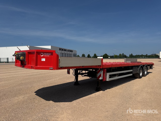 2004 Samro SD28VJ T/A Semi-Remorque Plateau 2 Essieux Flatbed Trailer - Прицеп бортовой/ Платформа: фото 1 2004 Samro SD28VJ T/A Semi-Remorque Plateau 2 Essieux Flatbed Trailer - Прицеп бортовой/ Платформа: фото 1