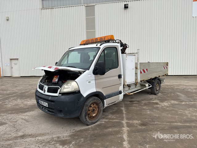 2006 Renault Master dCi 120 2014 HMF 152T2 12V 830 kg on 4x ... Dump Truck with Crane - Самосвал: фото 1 2006 Renault Master dCi 120 2014 HMF 152T2 12V 830 kg on 4x ... Dump Truck with Crane - Самосвал: фото 1
