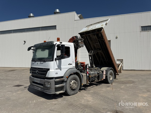2008 Mercedes Axor 1833 2008 Palfinger PK15500 6100 kg ... Dump Truck with Crane - Самосвал, Автоманипулятор: фото 4 2008 Mercedes Axor 1833 2008 Palfinger PK15500 6100 kg ... Dump Truck with Crane - Самосвал, Автоманипулятор: фото 4