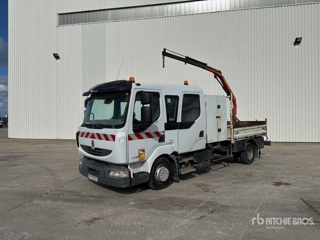 2008 Renault Midlum 220DXi 2008 Palfinger PK2700A on 4x2 C ... Flatbed Truck with Crane - Грузовик бортовой/ Платформа, Автоманипулятор: фото 3 2008 Renault Midlum 220DXi 2008 Palfinger PK2700A on 4x2 C ... Flatbed Truck with Crane - Грузовик бортовой/ Платформа, Автоманипулятор: фото 3