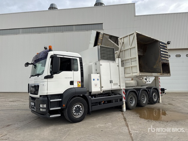 2011 MAN TGS35.480 2010 MTS 4A14T36.000V on 8x4 Ca ... Vacuum Excavator Truck - Ассенизатор: фото 3 2011 MAN TGS35.480 2010 MTS 4A14T36.000V on 8x4 Ca ... Vacuum Excavator Truck - Ассенизатор: фото 3