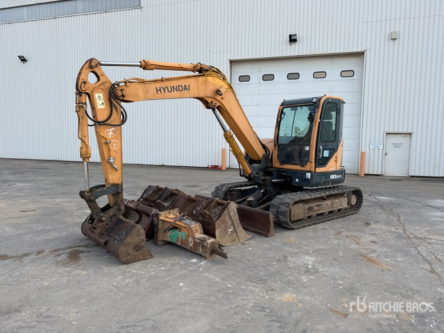 2014 Hyundai R80CR-9 Mini-Pelle Mini Excavator: <6.6t - Мини-экскаватор: фото 2 2014 Hyundai R80CR-9 Mini-Pelle Mini Excavator: <6.6t - Мини-экскаватор: фото 2