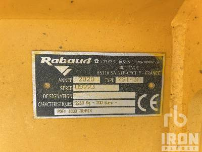 RABAUD XYLOR 2000/200 3-Point Hitch Broyeur Forestier - Измельчитель древесины: фото 5 RABAUD XYLOR 2000/200 3-Point Hitch Broyeur Forestier - Измельчитель древесины: фото 5