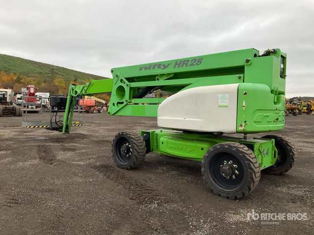 2015 Nifty-Lift HR28D 4WD Diesel Articulating Boom Lift - Коленчатый подъемник: фото 4 2015 Nifty-Lift HR28D 4WD Diesel Articulating Boom Lift - Коленчатый подъемник: фото 4