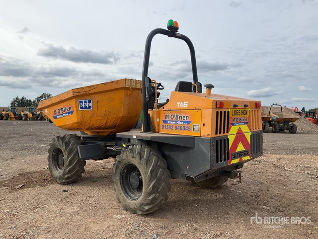 2016 Terex TA6S 6 ton 4x4 Swivel Dumper - Внедорожный самосвал: фото 4 2016 Terex TA6S 6 ton 4x4 Swivel Dumper - Внедорожный самосвал: фото 4