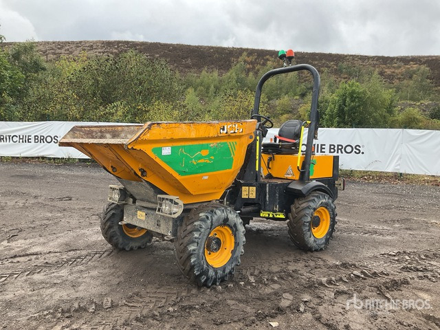 2017 JCB 3TSTM 3 ton 4x4 Swivel Dumper - Мини-самосвал: фото 1 2017 JCB 3TSTM 3 ton 4x4 Swivel Dumper - Мини-самосвал: фото 1