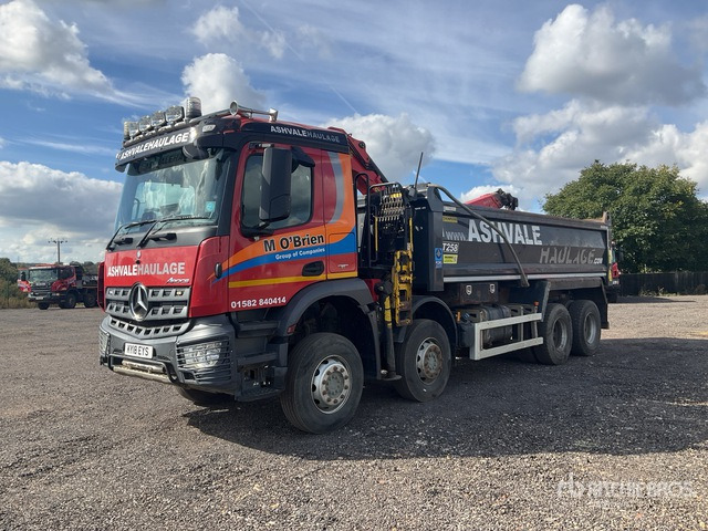 2018 Mercedes-Benz Arocs 8x4 Dump Truck with Crane - Самосвал: фото 3 2018 Mercedes-Benz Arocs 8x4 Dump Truck with Crane - Самосвал: фото 3