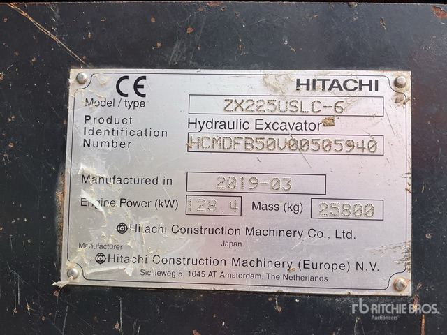 2019 Hitachi ZX225USLC-6 Tracked Excavator - Гусеничный экскаватор: фото 2 2019 Hitachi ZX225USLC-6 Tracked Excavator - Гусеничный экскаватор: фото 2