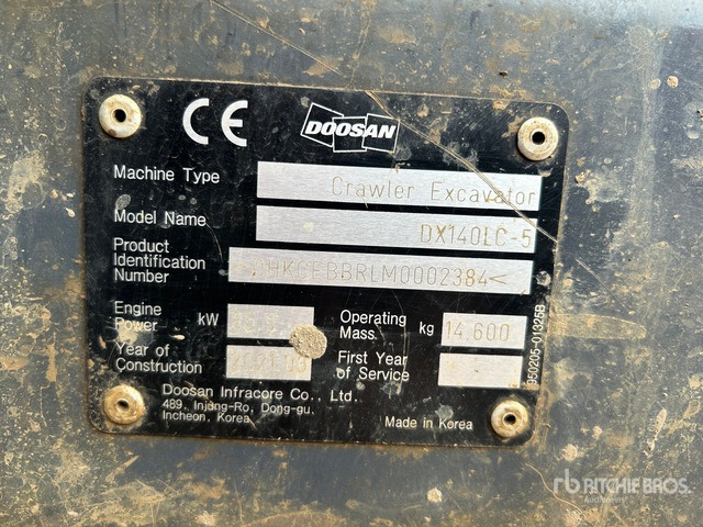 2021 Doosan DX140LC-5 Tracked Excavator - Гусеничный экскаватор: фото 1 2021 Doosan DX140LC-5 Tracked Excavator - Гусеничный экскаватор: фото 1