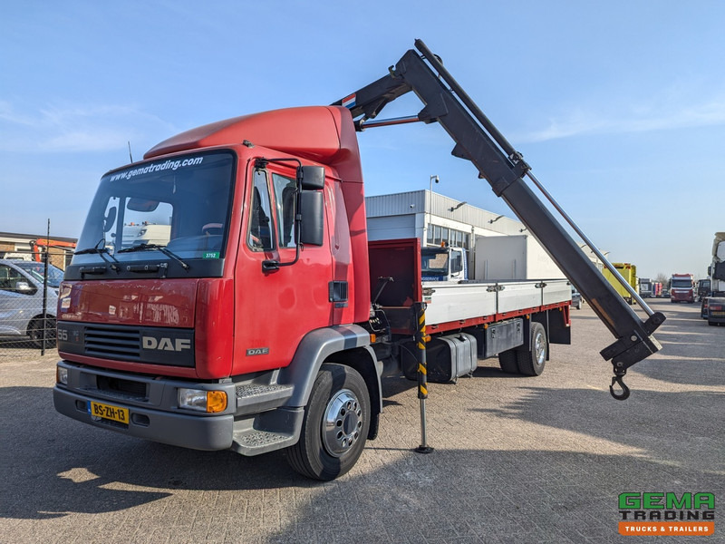 DAF LF 55.180 4x2 Dagcab - Handgeschakeld - 223.000KM - Hiab 045-1 - Open Laadbak 6.35m - NL truck - Грузовик бортовой/ Платформа, Автоманипулятор: фото 1 DAF LF 55.180 4x2 Dagcab - Handgeschakeld - 223.000KM - Hiab 045-1 - Open Laadbak 6.35m - NL truck - Грузовик бортовой/ Платформа, Автоманипулятор: фото 1
