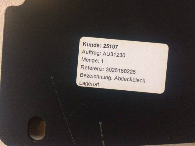Cover sheet for Linde H20-25,Series 392-01 - Кузов и экстерьер для Погрузочно-разгрузочной техники: фото 3 Cover sheet for Linde H20-25,Series 392-01 - Кузов и экстерьер для Погрузочно-разгрузочной техники: фото 3
