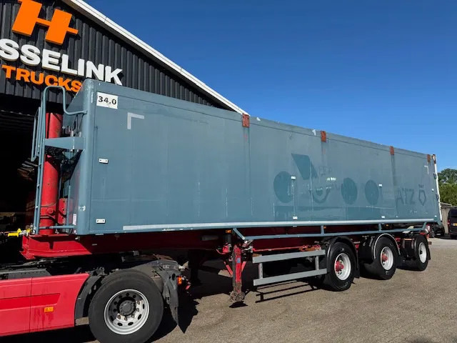 Bulthuis TATA 23 57m3 Stuuras Liftas 10T assen Klep/Deuren + bietenrek Nieuwe APK 8/2026 - Самосвальный полуприцеп: фото 1 Bulthuis TATA 23 57m3 Stuuras Liftas 10T assen Klep/Deuren + bietenrek Nieuwe APK 8/2026 - Самосвальный полуприцеп: фото 1