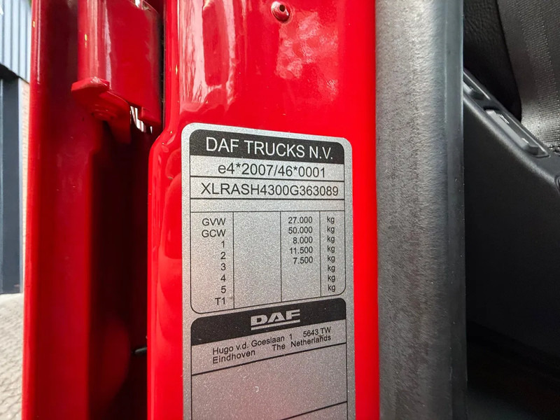 Грузовик-шасси DAF XF 530 6X2 FAS Full air Alcoa Retarder Stuuras 7.6M Chassis NL Truck: фото 20