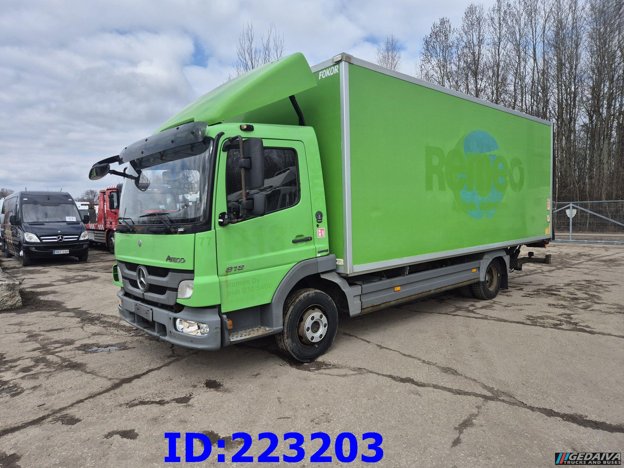 MERCEDES-BENZ Atego 818 4x2 Euro5 Manual - Грузовик с закрытым кузовом: фото 1 MERCEDES-BENZ Atego 818 4x2 Euro5 Manual - Грузовик с закрытым кузовом: фото 1