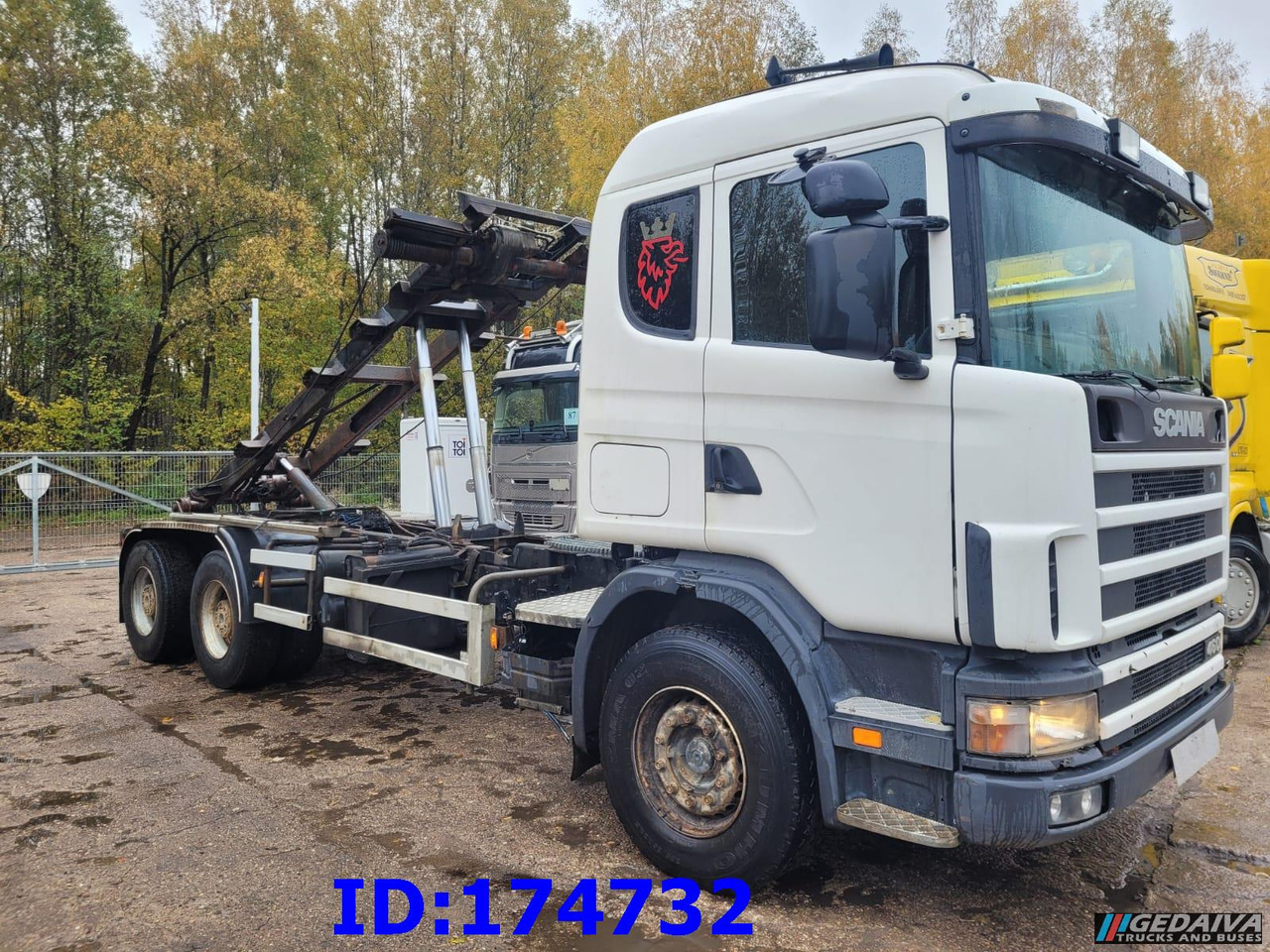 SCANIA 144 - 6x4 - Full Steel - Big Axles - 3 Pedals - Тросовый мультилифт: фото 4 SCANIA 144 - 6x4 - Full Steel - Big Axles - 3 Pedals - Тросовый мультилифт: фото 4