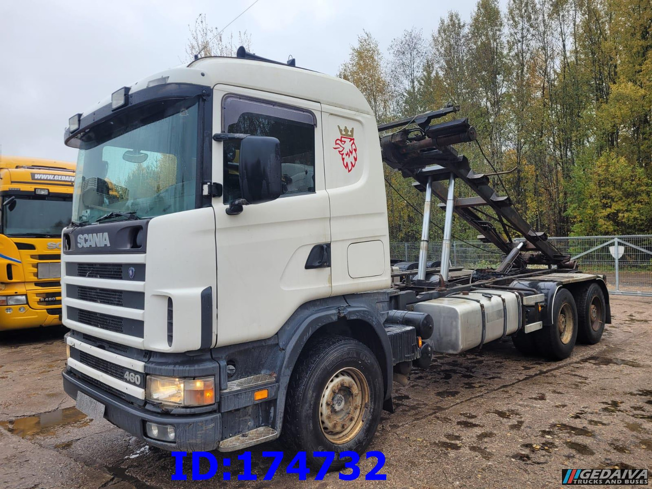 SCANIA 144 - 6x4 - Full Steel - Big Axles - 3 Pedals - Тросовый мультилифт: фото 1 SCANIA 144 - 6x4 - Full Steel - Big Axles - 3 Pedals - Тросовый мультилифт: фото 1