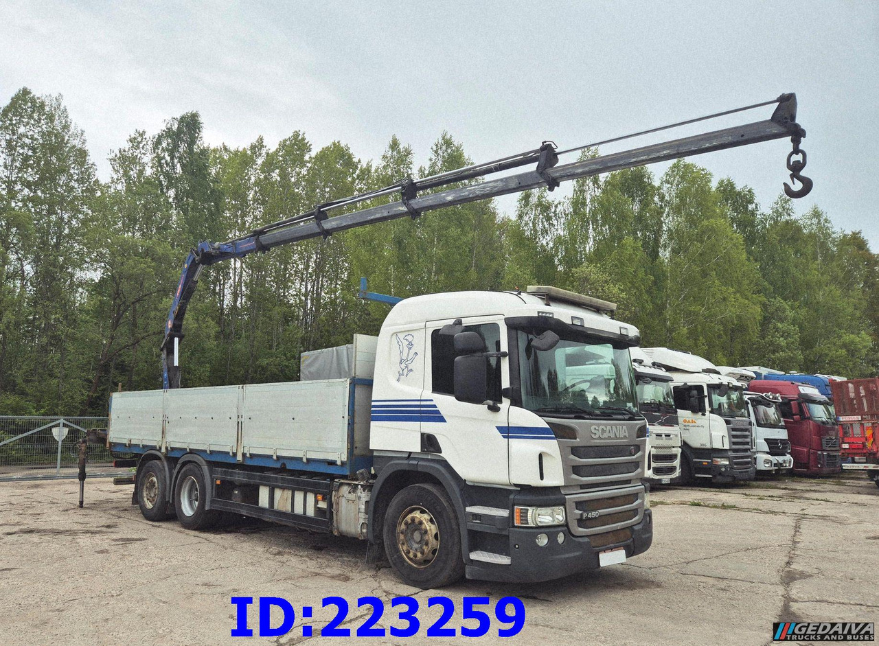 SCANIA P450 6x2 Steering axle Euro6 + PM 13.5SP - Грузовик бортовой/ Платформа: фото 4 SCANIA P450 6x2 Steering axle Euro6 + PM 13.5SP - Грузовик бортовой/ Платформа: фото 4