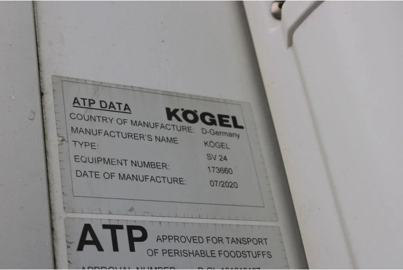 Полуприцеп-рефрижератор Kögel CARRIER VECTOR 1950 + 2.67 + ATP: фото 14 Полуприцеп-рефрижератор Kögel CARRIER VECTOR 1950 + 2.67 + ATP: фото 14