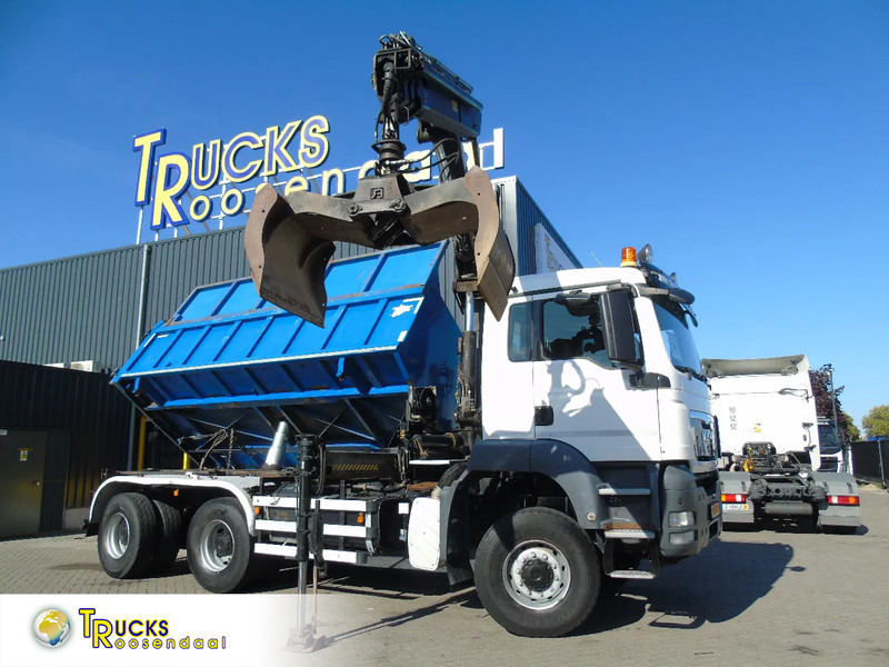 MAN TGS 26.400 + 6x6 + HIAB 166 E3 HIPRO + 3SIDE TIPPER - Автоманипулятор: фото 1 MAN TGS 26.400 + 6x6 + HIAB 166 E3 HIPRO + 3SIDE TIPPER - Автоманипулятор: фото 1