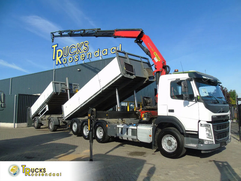 Volvo FM 420 + 8x4 + PALFINGER 24.001 SLD + REMOTE + COMPLETE COMBI - Самосвал, Автоманипулятор: фото 1 Volvo FM 420 + 8x4 + PALFINGER 24.001 SLD + REMOTE + COMPLETE COMBI - Самосвал, Автоманипулятор: фото 1