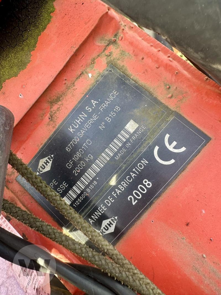 Kuhn GF 10601 - Сеноворошилка: фото 4 Kuhn GF 10601 - Сеноворошилка: фото 4