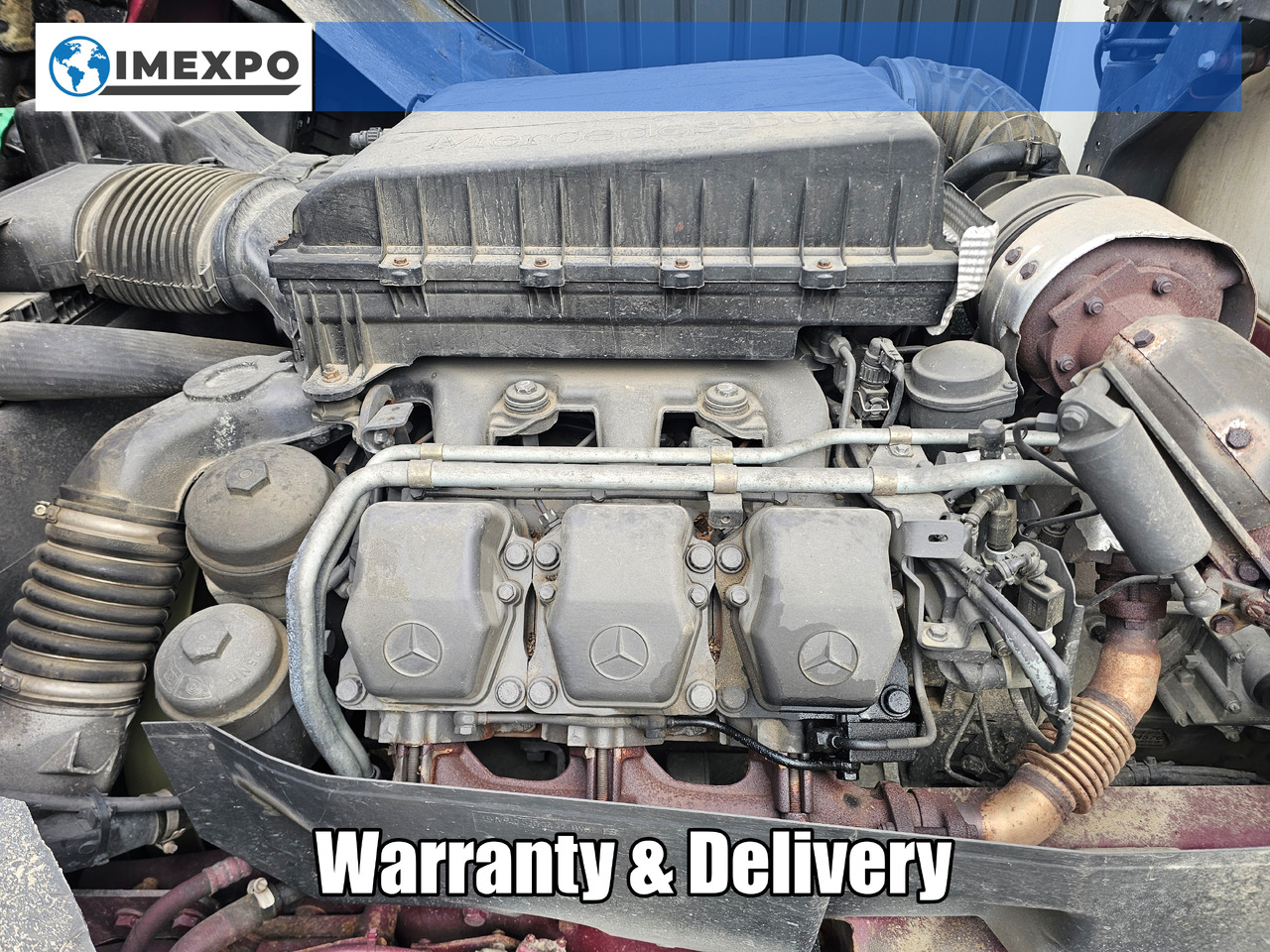 MERCEDES-BENZ ACTROS MP3/ OM501LA V6 / COMPLETE ENGINE / TOP CONDITION: 565k KM!! - Двигатель: фото 1 MERCEDES-BENZ ACTROS MP3/ OM501LA V6 / COMPLETE ENGINE / TOP CONDITION: 565k KM!! - Двигатель: фото 1