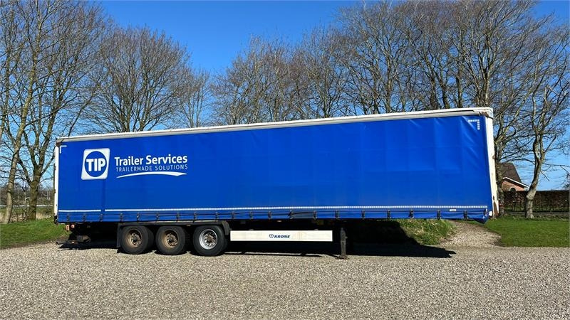 Krone Sættevogn med lift i bag SDP 27 eLB4-CS med lift i - Тентованный полуприцеп: фото 1 Krone Sættevogn med lift i bag SDP 27 eLB4-CS med lift i - Тентованный полуприцеп: фото 1